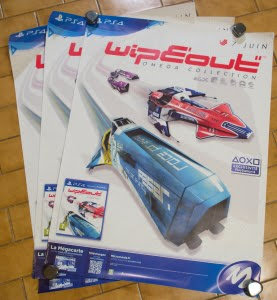 Posters Micromania WipEout Omega Collection (x3) (01)
